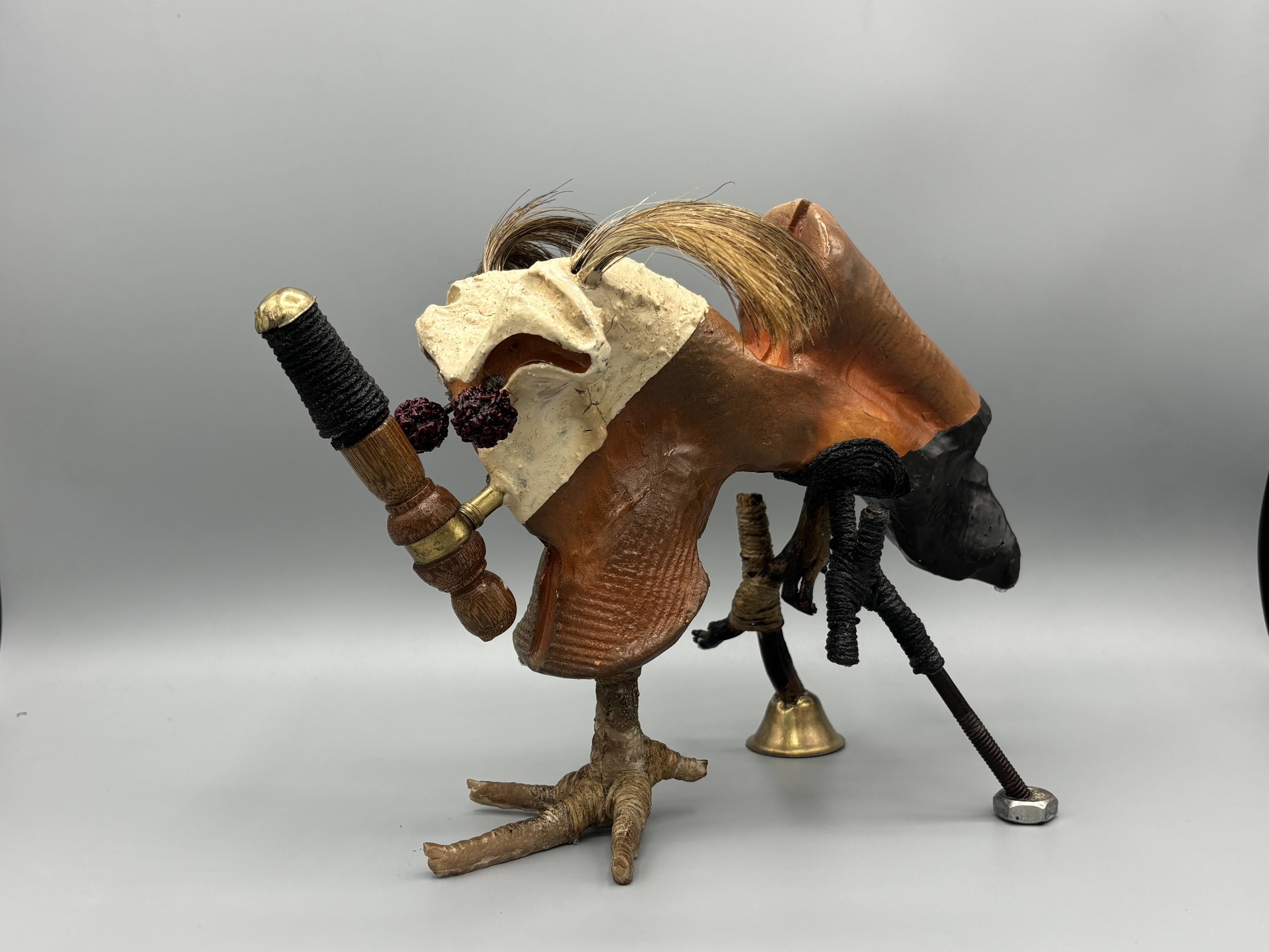 Mojahid Musa, found object, clay sculptures,dhaka art summit